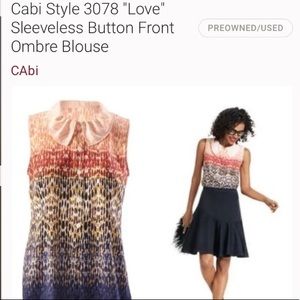 CAbi Style #3078 Love Blouse. size XL.